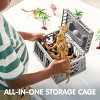 Joyfy 19 PCS Dinosaur Toy Set with Play Mat & Storage Cage, Dinosaur Figures & Trees for Toddlers, Dino Playset Toys Gift for Kids Boys Girls Ages 3-5 - 4 of 4