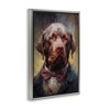 Stupell Industries Dog in Timeless Suit Fashion Floating Frame Canvas Art - 2 of 4