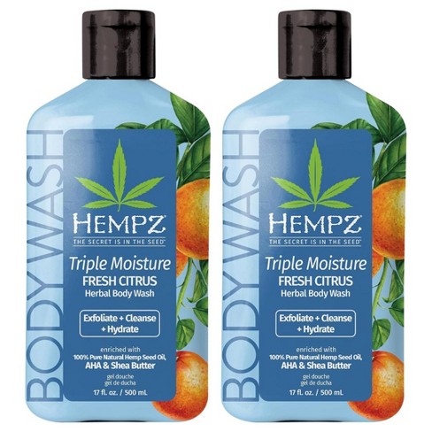 Hempz Herbal Body Wash | Hydrating for Sensitive Skin | Pure Hemp Seed Oil | For Sensitive Skin - Triple Moisture (PACK OF 2) - image 1 of 3