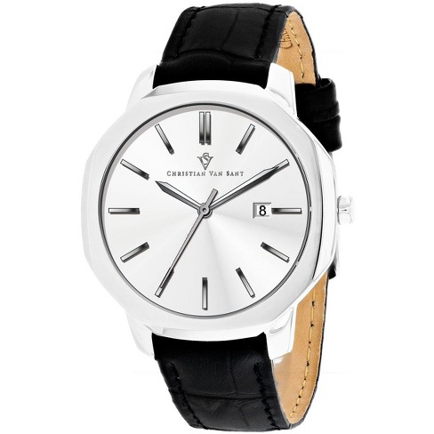 Christian Van Sant Men's Octavius Slim Silver Dial Watch - CV0531 - image 1 of 1