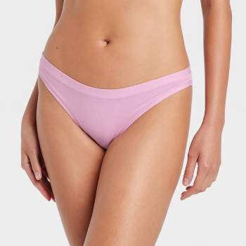 Women's Laser Cut Cheeky Bikini Underwear - Auden™ Assorted Pink S : Target