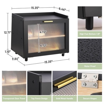 Garvee Double Layer Large Bread Box for Kitchen Counter, Large Capacity Bread Storage Container — фото 2