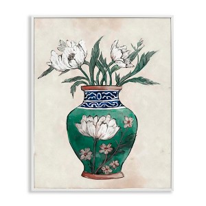 Stupell Industries Floral Oriental Vase, 24" x 30" - 1 of 4