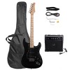 TopComfy Toy Guitars and String Instruments Stylish Guitar With Pickguard With Accessories Kids Learning Toy For Kids, Black, 41.34"*18.11"*5.51" - 2 of 4