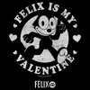 Women's Felix the Cat My Valentine T-Shirt - 2 of 3