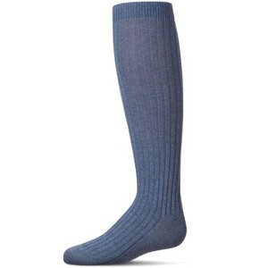 Memoi Ribbed Cotton Blend Knee High Sock - 1 of 4