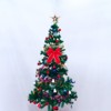 Maggift Artificial Plant 6ft Artificial Christmas Tree Including 195 Pendant Tree Skirts and Guardrails, Green, 34.65"*34.65"*70.87" - 3 of 4