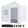 10x10Feet Commercial Pop Up Canopy Tent with 4 Removable Sidewalls - 2 of 4