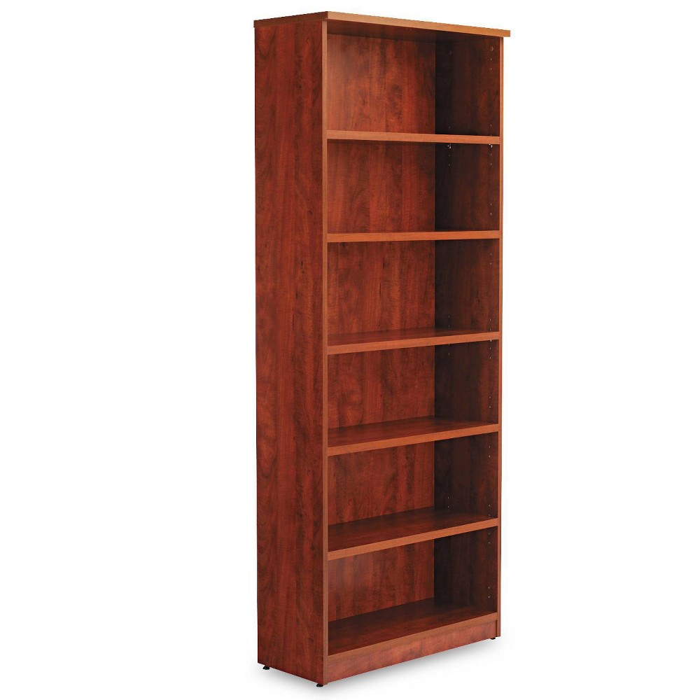UPC 042167302436 product image for Alera Valencia Series Bookcase, Six-Shelf, 31 3/4w x 14d x 80 3/8h, Med Cherry | upcitemdb.com