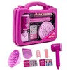 Contixo PT3 & MT1 Pretend Play Bundle – Kids Hair Salon & Makeup Set with Sparkle Unicorn Case - 2 of 4