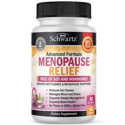 Women's Hormone Balance Capsules, Menopause Relief, Bioschwartz, 60ct ...