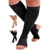 Absolute Support Unisex 20–30mmHg Graduated Compression Socks, Open Toe & Open Heel, Knee High – Varicose Veins & Swelling Relief, A911 - 2 of 4