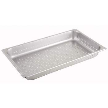 Perforated Steam Pan, Full Size (12" x 20") x 2-1/2", Set of 6