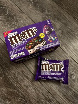 M&M's Chocolate Ice Cream Cookie Sandwich, 4 ct - Fry's Food Stores