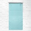 Bacati - Herringbone Aqua Muslin 3 pc Toddler Bed Sheet Set 100 pecent cotton - 3 of 4