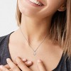 EVERLY JEWELRY | Sterling Silver Pendant with Gemstone and Created Gemstone – Multiple Stone Options - 4 of 4