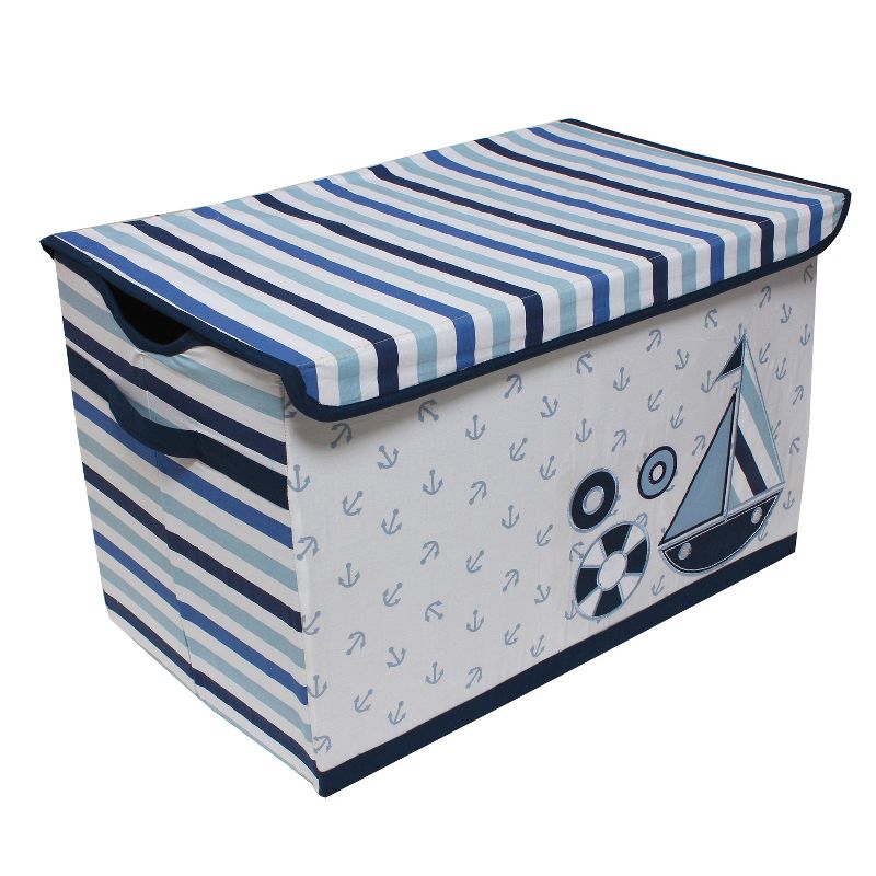 Bacati - Little Sailor Storage Toy Chest, 1 of 6