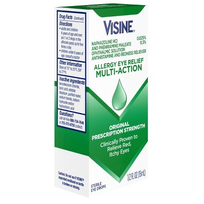 Visine-A Eye Allergy Relief Eye Drops .5-oz.