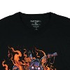 Seven Times Six Five Nights At Freddy's Shirt Men's Bonnie Skeleton On Fire Short Sleeve Tee Black - 3 of 3