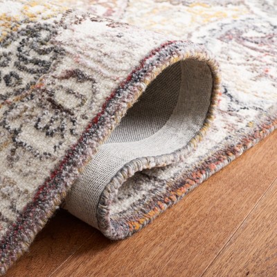 Safavieh Classy-Casual Ivory & Red Hand-Tufted Wool Square Rug