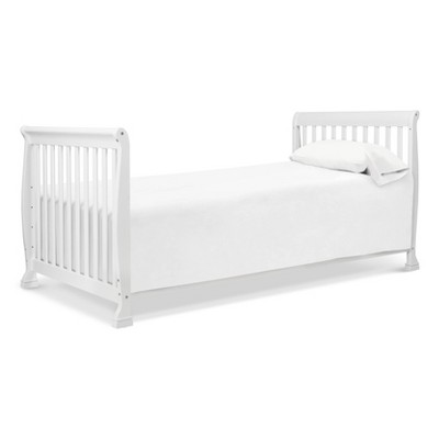 White Wooden 4-in-1 Convertible Mini Crib and Dresser Set