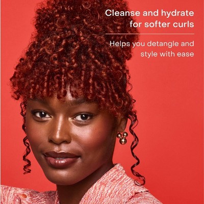 SheaMoisture Curl Stretch Shampoo Kalahari Melon Oil & Marula Oil Infused with Hyaluronic Serum for Type 4 Hair - 13 fl oz