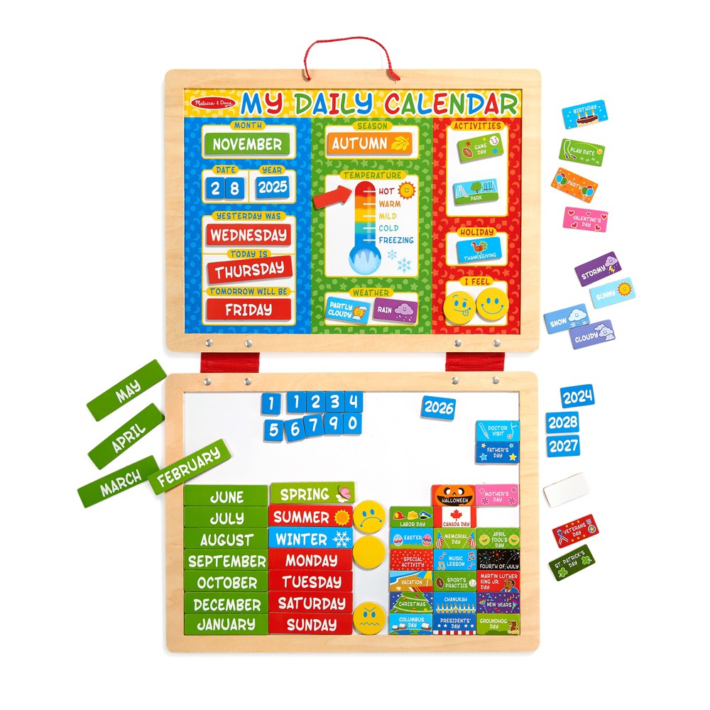 Photos - Planner Melissa&Doug Melissa & Doug My First Daily Magnetic Calendar 