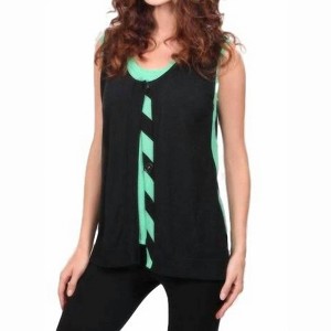 Women's Citrus Twist Button-Up Vest - ANGEL - 1 of 2