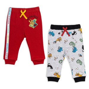 Harry Potter Gryffindor Hufflepuff Ravenclaw Baby 2 Pack Pants Newborn to Infant - 1 of 4