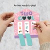 Big Dot of Happiness Two Cool - Girl - Pastel 2nd Birthday Party Game Pickle Cards - Pull Tabs 3-in-a-Row - Set of 12 - 2 of 4