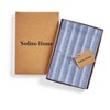 Solino Home Striped Linen Dinner Napkins | Bistro Stripe - 4 of 4