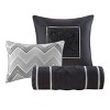 NicBex 7-Piece Gorgeous Bedding Comforter Sets, Solid Color Bedding Set with Tuffed Design and Embroidery Details, Machine Washable - 4 of 4