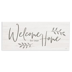 Stupell Industries Welcome To Our Home Country Sign, 17" x 7" - 1 of 4