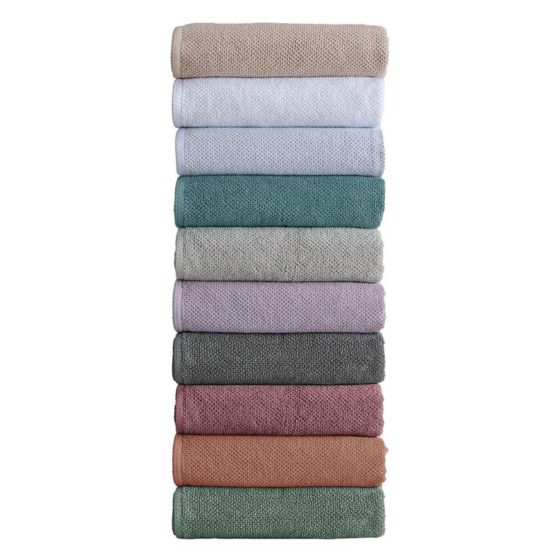 Great Bay Home Cotton Popcorn Textured Quick-Dry Towel Set , 4 of 8