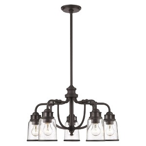 Livex Lighting Lawrenceville 5 - Light Chandelier in  Bronze - 1 of 4