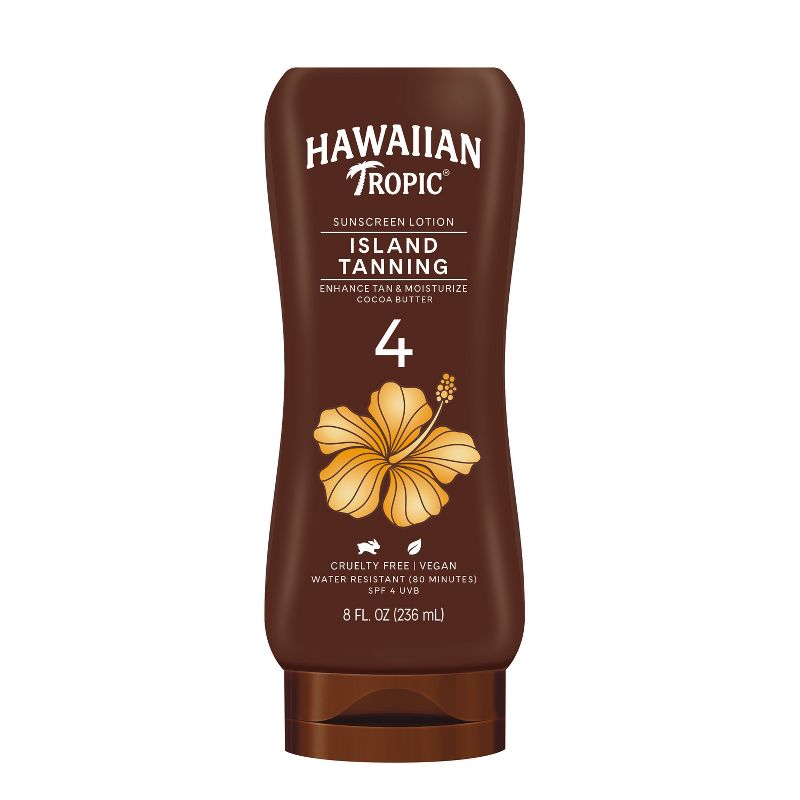 Hawaiian Tropic Dark Tanning Lotion Sunscreen - SPF 4 - 8oz, 1 of 10