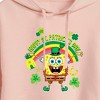 Women's - SpongeBob SquarePants - Spongebob Happy St. Patricks Day Cropped Graphic Hoodie - 2 of 4