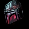 Men's Star Wars The Mandalorian Helmet Reflection Sweatshirt - 2 of 4