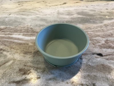 mushie Silicone Suction Bowl | BPA-Free Non-Slip Design (Stone)