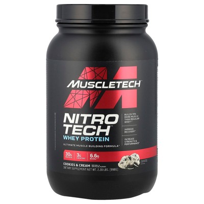 MuscleTech Nitro-Tech™ Whey Protein, Cookies & Cream, 2.2 lbs (998 g)