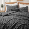 Peace Nest 3 Piece Crinkle Textured Comforter Set - 2 of 4