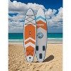 GustoWave Inflatable Stand Up Paddle Board, 10'6"/11' Paddle Boards with Premium Accessories, Non-Slip EVA Deck, Ultra-Light Carry Bag Pump, Orange - 4 of 4