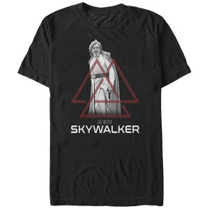 Men's Star Wars The Force Awakens Hooded Jedi Master Skywalker T-Shirt - 1 of 4