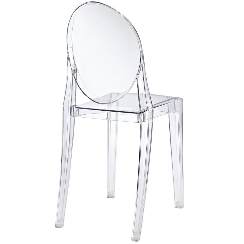 Set of 4 Casper Dining Chairs Clear - Modway, 5 of 7