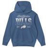 NFL Buffalo Bills Girls' Washed Fleece Hooded Sweatshirt - 2 of 3