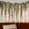 69"L Sullivans Artificial Draping Cypress Christmas Garland, Green-White, Indoor Christmas Decor - 3 of 3