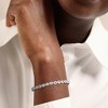 Ross-Simons 3.80 ct. t.w. Aquamarine and .10 ct. t.w. Diamond Tennis Bracelet in Sterling Silver - 2 of 3