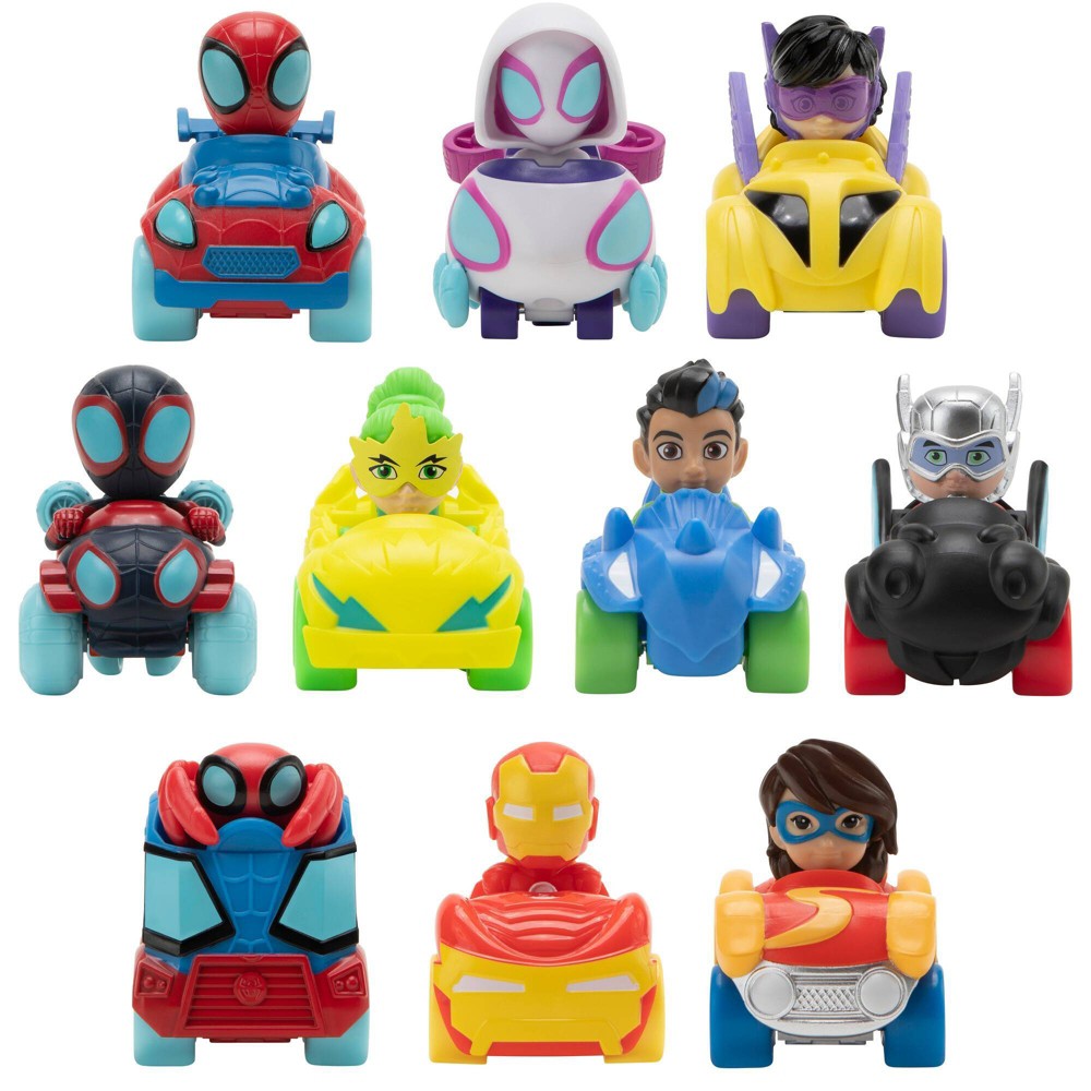 UPC 191726439462 product image for Spidey and His Amazing Friends Amazing Mini Vehicles - 10pk | upcitemdb.com