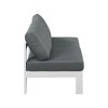 Meridian Furniture,Nizuc Water Resistant Fabric Outdoor Patio Modular Sofa - 3 of 4
