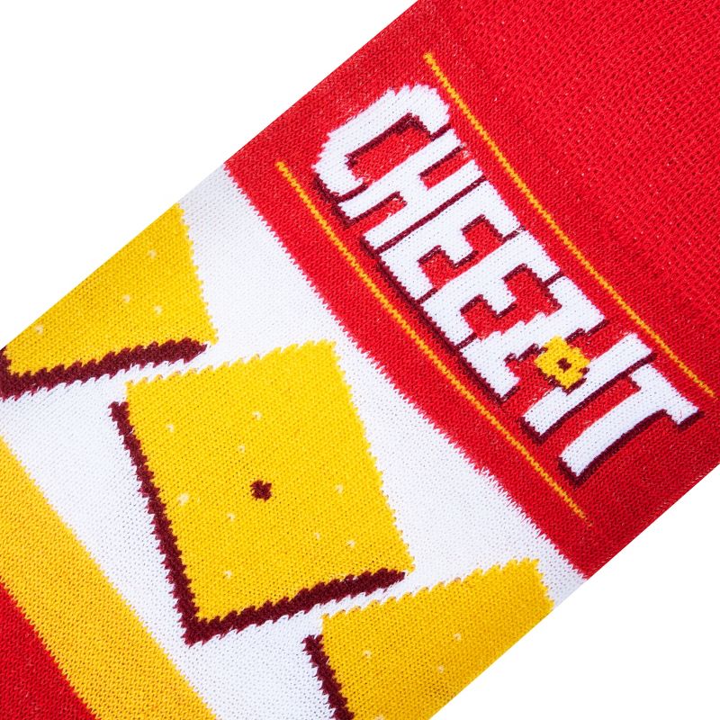 Crazy Socks, Cheez It & Ritz Crackers, Colorful Fun Snack Food Prints, Assorted, 4 of 6